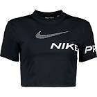 Nike Pro Dri-FIT Short-Sleeve Cropped Graphic Top (Dam)