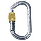 Singing Rock Oval Steel Connector Screw-lock Snap Hook Guld,Silver