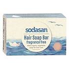 Sodasan Hair Soap Bar Fragrance Free 100g