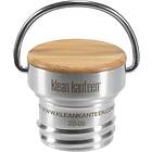 Klean Kanteen Bamboo Cap (for Classic Bottles) Brushed Stainless/Natural
