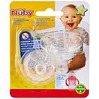 Nûby Soft Nipple Patented Silicone Anti-Colic Vari-Flo Wide Neck 4m+