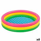 Intex Uppblåsbar plaskpool för barn Sunset Ringar 147 x 33 cm 275l (6 antal)