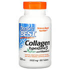 Doctor's Best Collagen Types 1 & 3 med vitamin C 1000 mg 180 tabletter