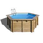 Gre Round wood pool Ø400 x 119 cm - Model Vanille 2