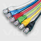 Videk STP Cat5e RJ45 - RJ45 Booted 2m