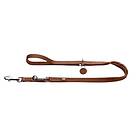 Hunter Dog Training Leash Aalborg Cow Leather Cognac 200cm/10mm