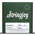 Electric Stringjoy Broadways Guitar Super Light 9-40