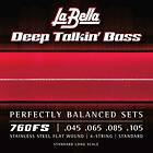 La Bella 760FS Deep Talkin' Bass Flats Standard 45-105