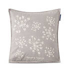 Lexington Flower Embroidered Linen Cotton Kuddfodral 50x50