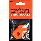 Ernie Ball EB-5620 Strap Blocks Red 4-Pack