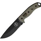 ESEE Knives Model 5 Micarta Serrated Edge