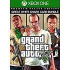 Grand Theft Auto V: Premium Online Edition & Great White Shark Card Bundle (Xbox One)