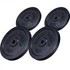 Gorilla Sports Viktskivor IRON Black 2x10kg 2x5kg