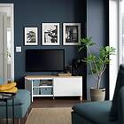IKEA BESTÅ Tv-bänk med dörrar 120x42x50 cm