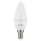 Airam LED C35 4.9W E14 470lm 2-pack Vit