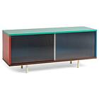 Hay Colour Cabinet Sideboard Glasdörr, 120 cm / Multi Glas