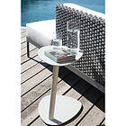 Ethimo Smart Side Table Aluminium, Warm White Vit Aluminium