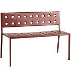 Hay Balcony Bänk, Iron Red Stål