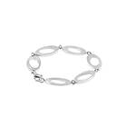 Nordic Spectra Oval & Out Multi Armband Silver