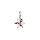 Thomas Sabo Blomma Rosa Stenar Roséguld Berlock