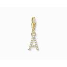 Thomas Sabo Bokstav A med Vita Stenar Guld Berlock