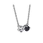 Efva Attling The Storm & I Necklace Crystal Quartz/Onyx