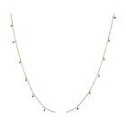 Edblad Summer Beads Chain Necklace Pink Gold