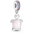 Pandora Murano Glass Pink Sea Turtle Dangle Charm