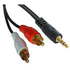 Lindy Premium 3.5mm - 2RCA 3m