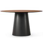 Decotique Social Spisebord Valnöt / Svart Ek, 130 cm MDF