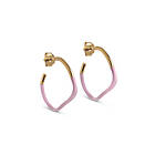 Enamel Copenhagen Sway Hoops Light Pink Onesize