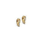 Enamel Copenhagen Sparkling Curve Small Hoops Onesize