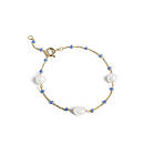 Enamel Copenhagen Lola Perlita Bracelet Cornflower 15-19 cm