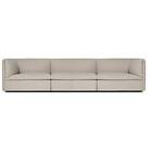 Fogia Retreat Soffa Grace Beige / Ben Ek, 284 cm Mullvad