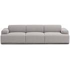 Muuto Connect Soft Sofa 3-Sits Config 1 Clay 12