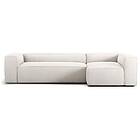 Decotique Grand 4-Sitssoffa Divan Höger, Steam White Polyester