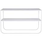 Asplund Tati Console 120 Sidobord, Vit / Carraramarmor Metall