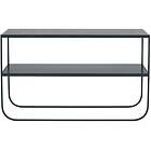 Asplund Tati Console 120 Sidobord, Char Grey / Nero Marquina Metall