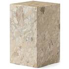 Audo Copenhagen Plinth Tall Sidobord 51x30 cm, Kunis Breccia Marmor Sand
