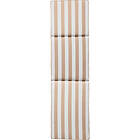 DIYTI Wide Stripe Solstolsdyna 50x186 cm, Beige Polyester