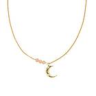 Izabel Camille Mie Moltke Necklace With Moon And Pearls Onesize