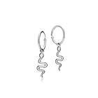 Sistie Young One Snake Creol Earrings Onesize