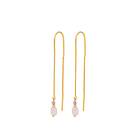 Pernille Corydon Cloudy Rose Earchains Onesize