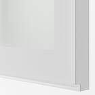 IKEA METOD Väggskåp m hyllplan/2 vitrindörrar 80x100 cm