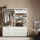 IKEA PLATSA Garderob med 2 dörrar+3 lådor 160x42x181 cm