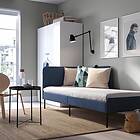 IKEA BLÅKULLEN Klädd sängstomme med hörnhuvudgavel 90x200 cm