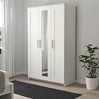 IKEA BRIMNES Klädskåp med 3 dörrar 117x190 cm