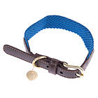 Nomad Tales Bloom halsband, sapphire Stl. S: 36 40 cm halsomfång, B 25 mm