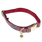 Nomad Tales Calma halsband, burgundy Stl. S: 30 46 cm halsomfång, B 15 mm