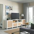 IKEA BESTÅ Tv-bänk med dörrar och lådor 240x42x74 cm